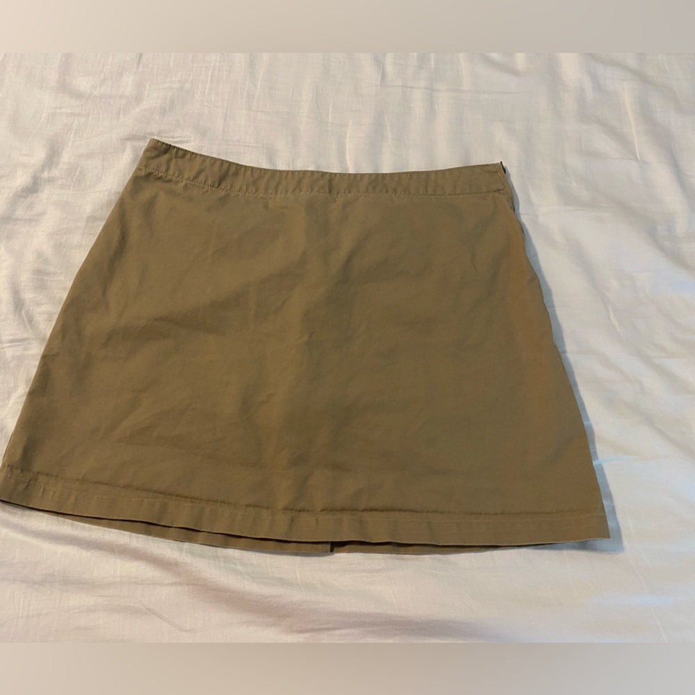 Lands' End Khaki Skirt